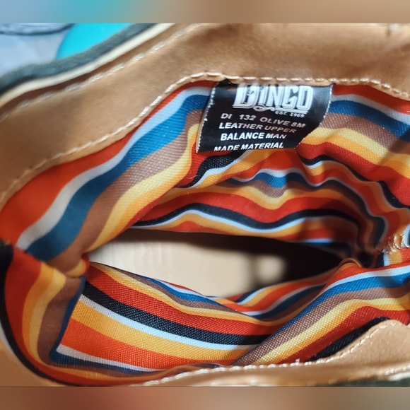 DINGO Jackpot ☆ Women's Casual Boot ☆ OLIVE Leather ☆ Size 8 Womens ☆ EUC - Picture 10 of 13